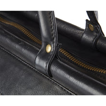Load image into Gallery viewer, Leather Wanderlust Turnlock Carpet Bag