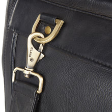 Load image into Gallery viewer, Leather Wanderlust Turnlock Carpet Bag