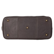 Load image into Gallery viewer, Leather Wanderlust Turnlock Carpet Bag