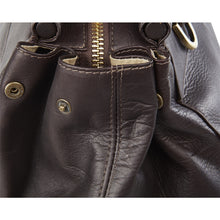 Load image into Gallery viewer, Leather Wanderlust Turnlock Carpet Bag