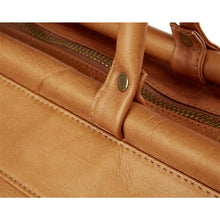 Load image into Gallery viewer, Leather Wanderlust Turnlock Carpet Bag