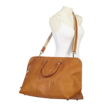 Load image into Gallery viewer, Leather Weekender Satchel