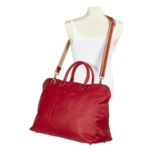 Load image into Gallery viewer, Leather Weekender Satchel