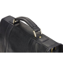 Load image into Gallery viewer, Classic Leather Flap Briefcase