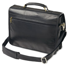 Load image into Gallery viewer, Classic Leather Flap Briefcase