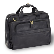 Load image into Gallery viewer, Leather Top Handle Accordion Briefcase