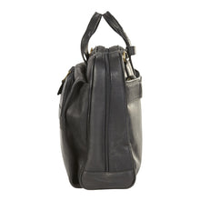 Load image into Gallery viewer, Leather Top Handle Accordion Briefcase