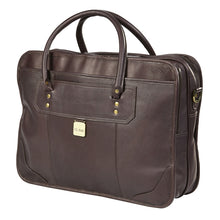Load image into Gallery viewer, Leather Top Handle Laptop Briefcase