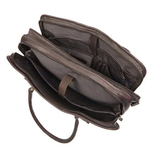 Load image into Gallery viewer, Leather Top Handle Laptop Briefcase