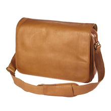 Load image into Gallery viewer, Leather Laptop Messenger Style Case