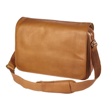 Load image into Gallery viewer, Leather Laptop Messenger Style Case