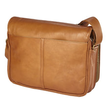 Load image into Gallery viewer, Leather Laptop Messenger Style Case