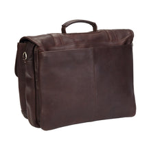 Load image into Gallery viewer, Leather Gusset Laptop Briefcase by Clava