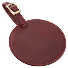 Load image into Gallery viewer, Sonoma Leather Circle Luggage Tag