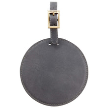 Load image into Gallery viewer, Sonoma Leather Circle Luggage Tag