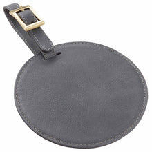Load image into Gallery viewer, Sonoma Leather Circle Luggage Tag