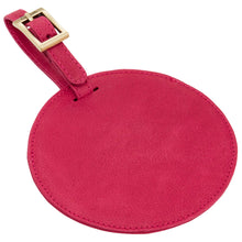 Load image into Gallery viewer, Sonoma Leather Circle Luggage Tag
