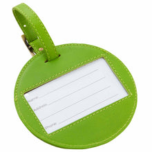 Load image into Gallery viewer, Sonoma Leather Circle Luggage Tag
