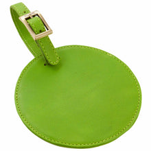 Load image into Gallery viewer, Sonoma Leather Circle Luggage Tag