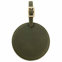Load image into Gallery viewer, Sonoma Leather Circle Luggage Tag