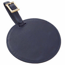 Load image into Gallery viewer, Sonoma Leather Circle Luggage Tag
