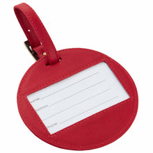 Load image into Gallery viewer, Sonoma Leather Circle Luggage Tag