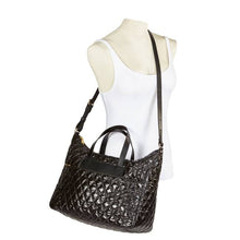 Load image into Gallery viewer, Quilted Messenger Crossbody Tote