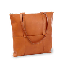 Load image into Gallery viewer, Vertical Leather Nana Tote