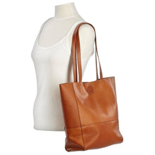 Load image into Gallery viewer, Vertical Leather Kate Tote
