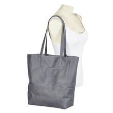 Load image into Gallery viewer, Vertical Leather Kate Tote