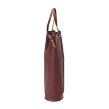 Load image into Gallery viewer, Leather One Bottle Wine Pouch