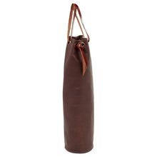 Load image into Gallery viewer, Leather One Bottle Wine Pouch