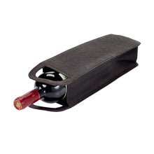Load image into Gallery viewer, Leather One Bottle Wine Carrier