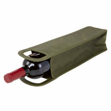 Load image into Gallery viewer, Leather One Bottle Wine Carrier