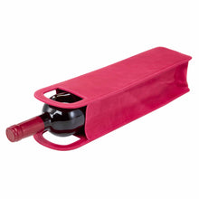 Load image into Gallery viewer, Leather One Bottle Wine Carrier