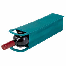 Load image into Gallery viewer, Leather One Bottle Wine Carrier