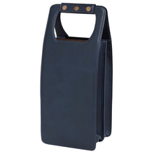 Load image into Gallery viewer, Leather Four Bottle Wine Carrier