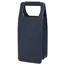 Load image into Gallery viewer, Leather Four Bottle Wine Carrier