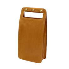 Load image into Gallery viewer, Leather Two Bottle Wine Carrier