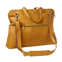 Load image into Gallery viewer, Leather Aviator Travel Tote