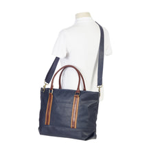 Load image into Gallery viewer, Racer Leather Travel Tote