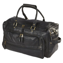 Load image into Gallery viewer, Multi-Compartment Leather Duffel