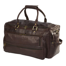 Load image into Gallery viewer, Multi-Compartment Leather Duffel