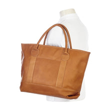 Load image into Gallery viewer, Nantucket Leather Top Tote