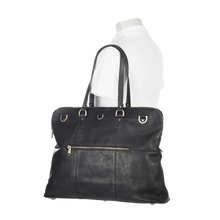 Load image into Gallery viewer, Leather Aviator Travel Tote