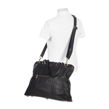 Load image into Gallery viewer, Leather Aviator Travel Tote