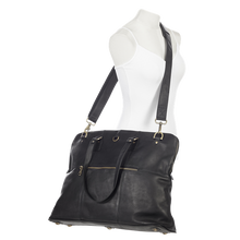 Load image into Gallery viewer, Leather Aviator Travel Tote