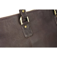 Load image into Gallery viewer, Leather Aviator Travel Tote