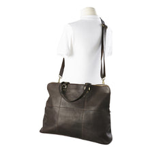 Load image into Gallery viewer, Leather Aviator Travel Tote