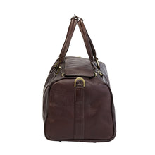 Load image into Gallery viewer, Simple Leather Barrel Gym Bag